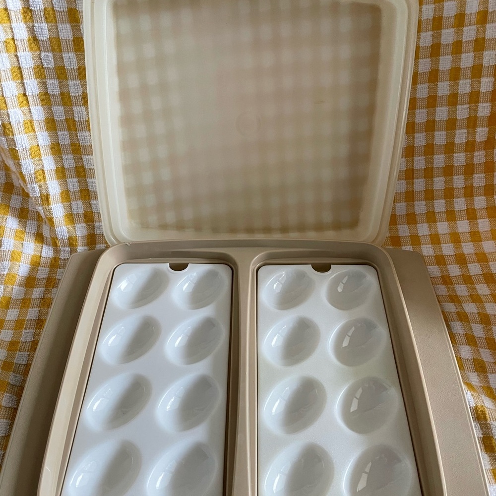 Tupperware Egg Holder or Tray vintage Excellent condition